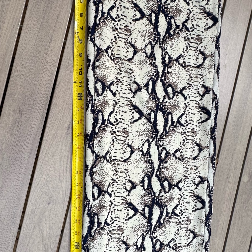 Endless Rose Monochrome Snake Print Jumpsuit fully lined. - Picture 12 of 14